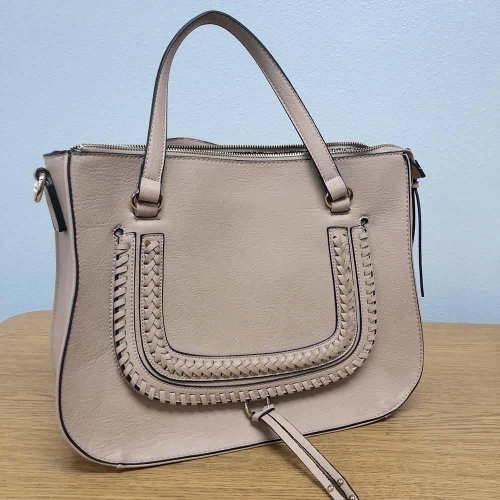 Sole society pink satchel bag